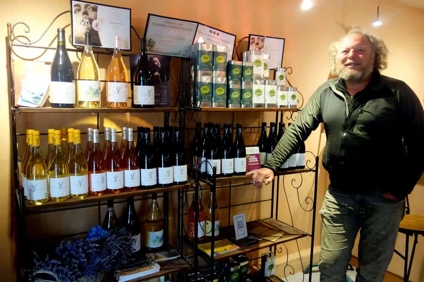 Vineyard owner in south of france