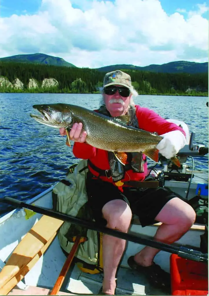 Larry and a lake trout