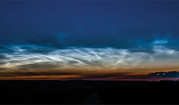 Noctilucent Clouds – a rare meteorological phenomena for northern observers