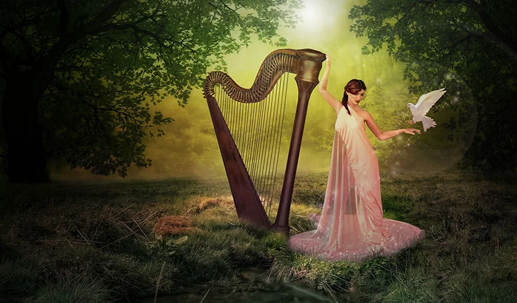 Pulling at your harp strings