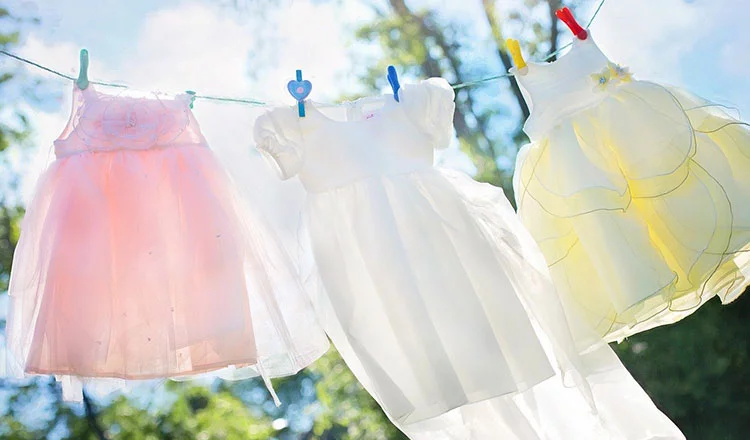 The simple pleasure of hanging laundry