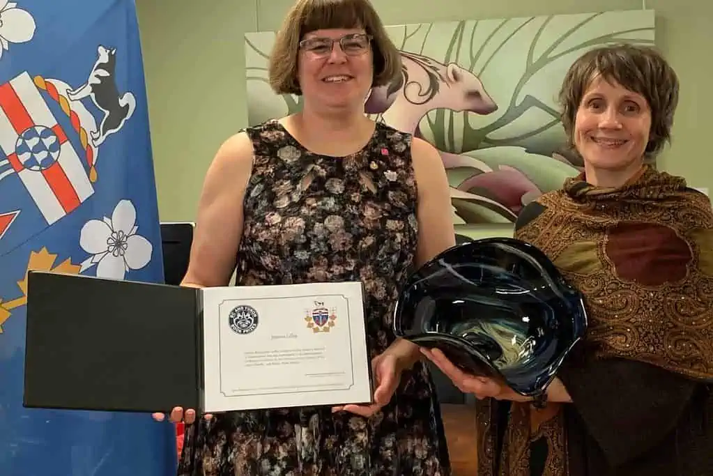 And the winner is … Commissioner of Yukon Award Joanna Lilley