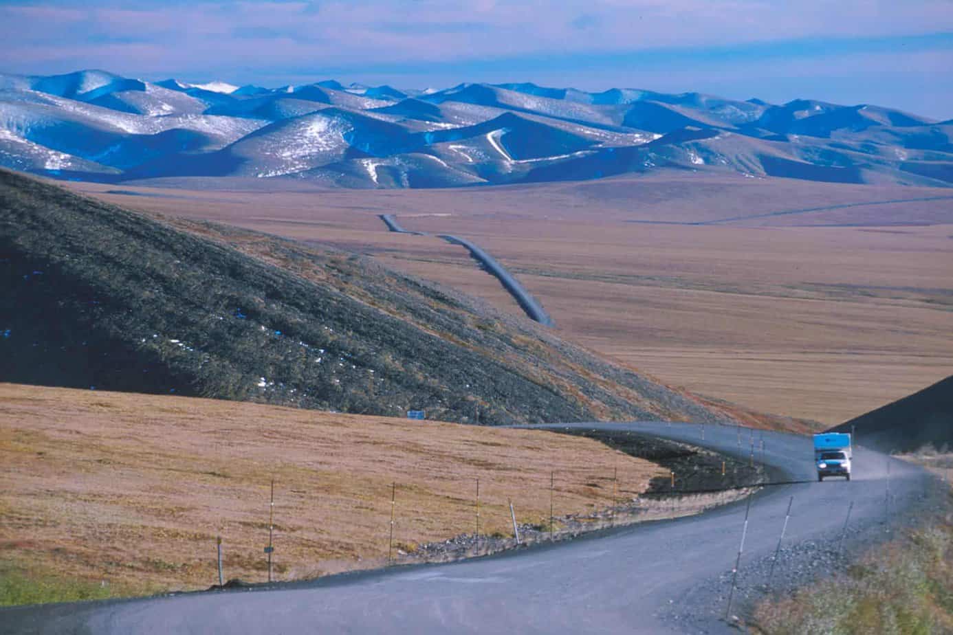 The scenic Dempster Highway
