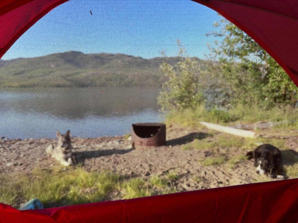Camp at Little Salmon Lake