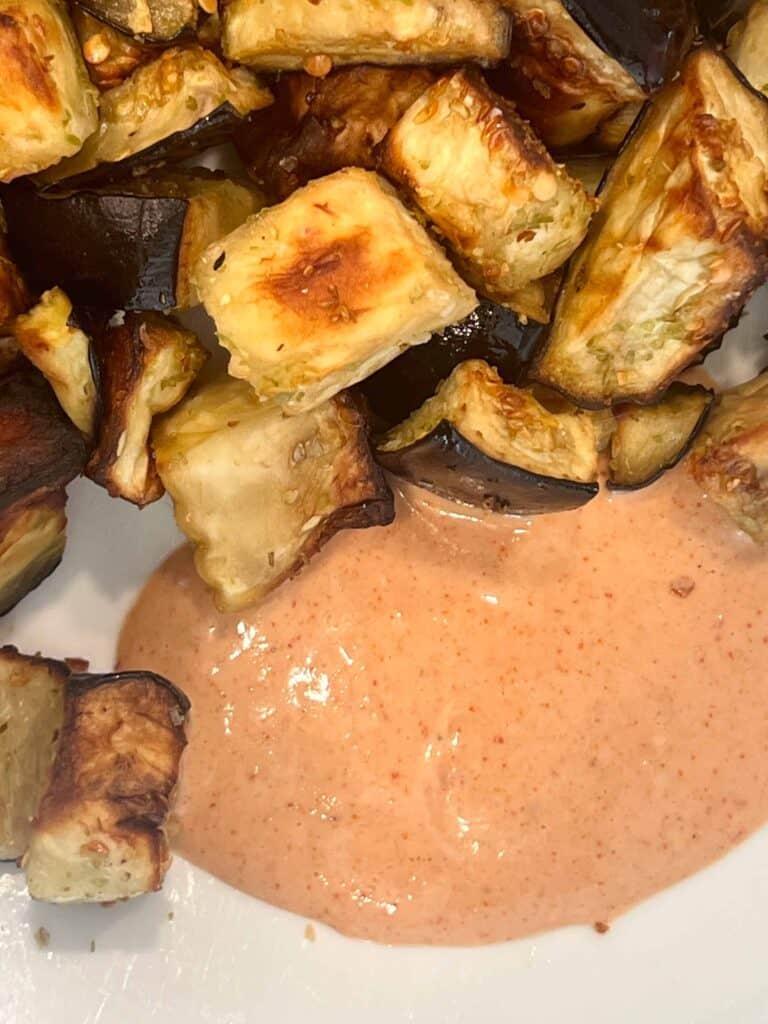 Eggplant Bits With Comeback Sauce