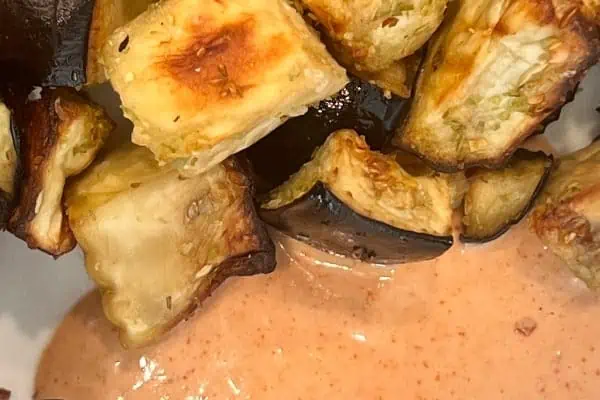 Eggplant Bits With Comeback Sauce