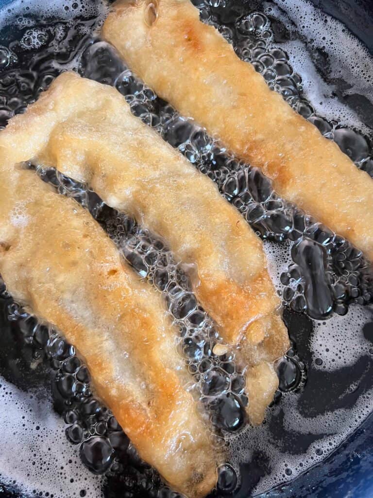 Battered frying fish
