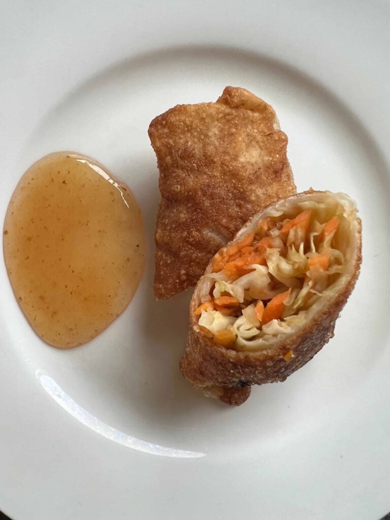 Cabbage and Ginger Egg Rolls