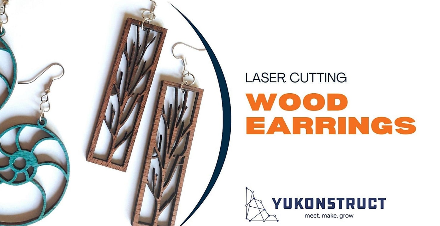 Laser Cutting Basics - Wood Earrings