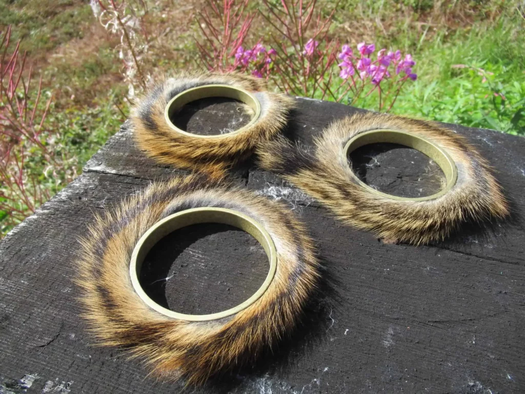 Two squirrel tails for one bangle
