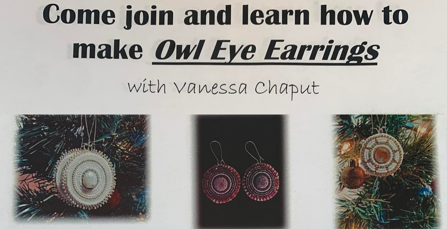 Beading Workshop - Owl Eye Earrings