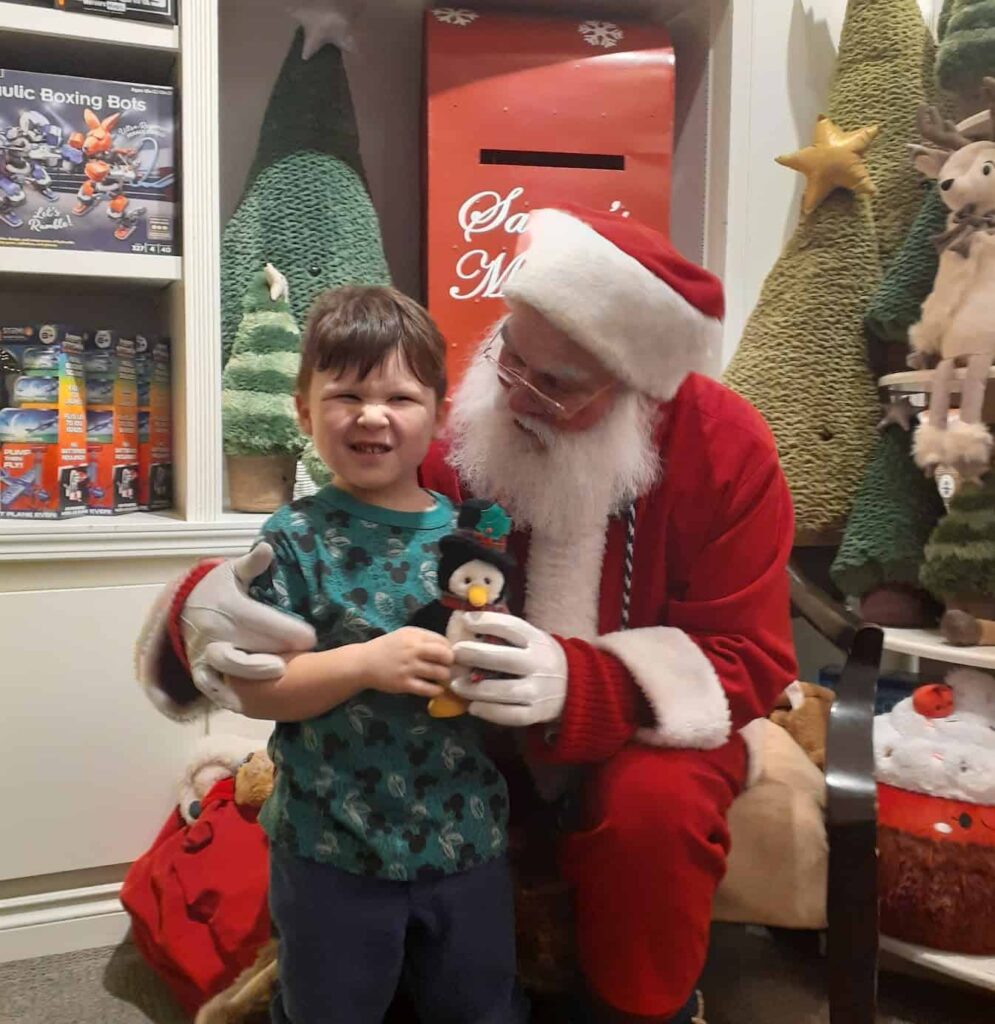 Meeting Santa this year