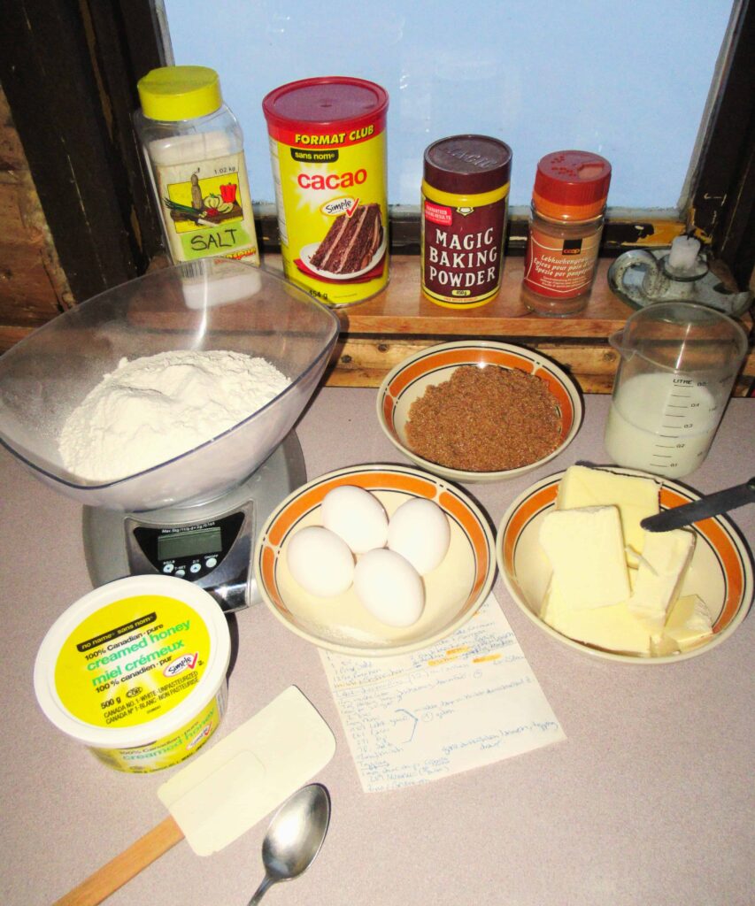 Lebkuchen muffins ingredients