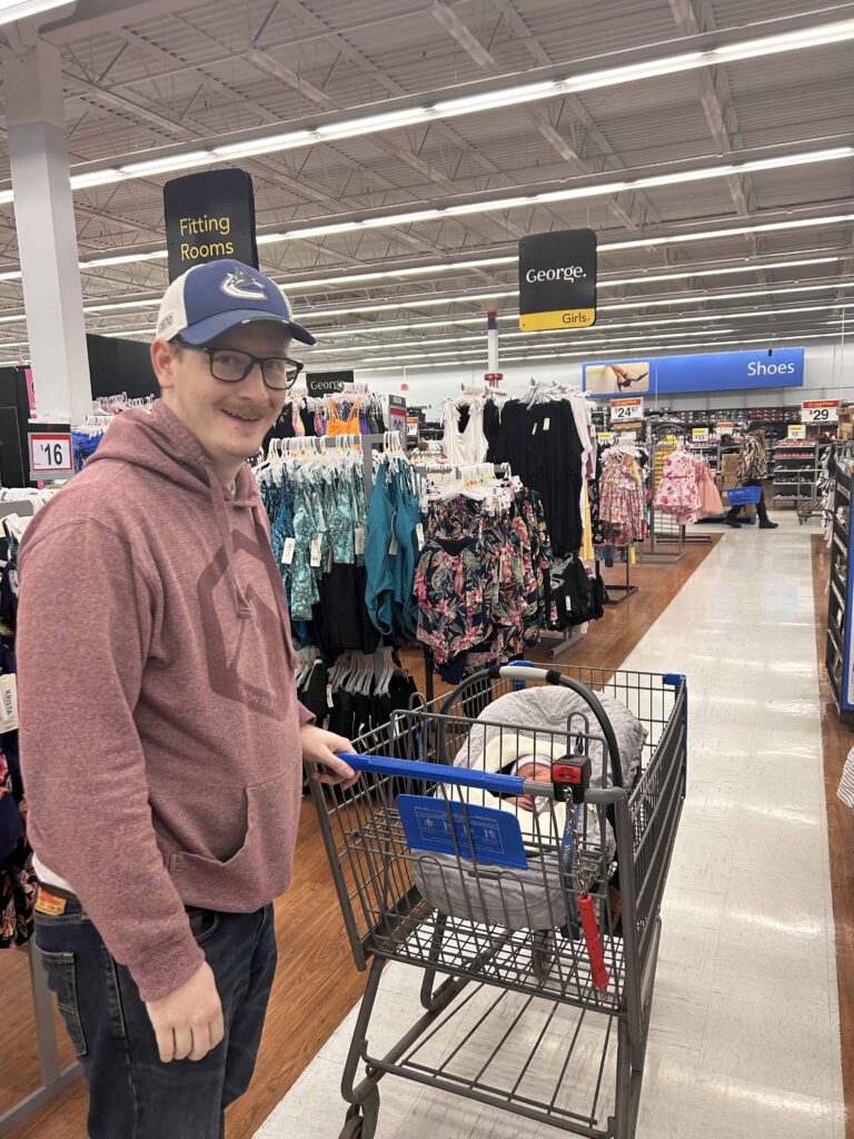 First Walmart shopping trip