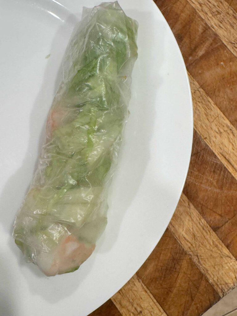 Avocado And Surimi Salad Rolls