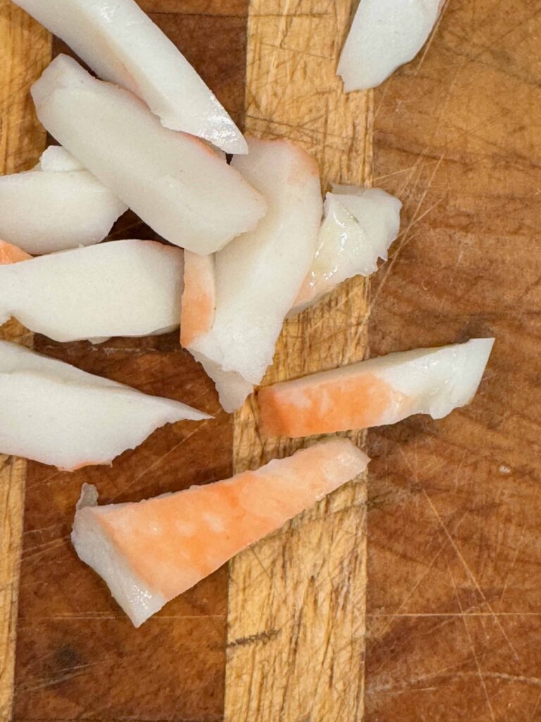 Chopped surimi