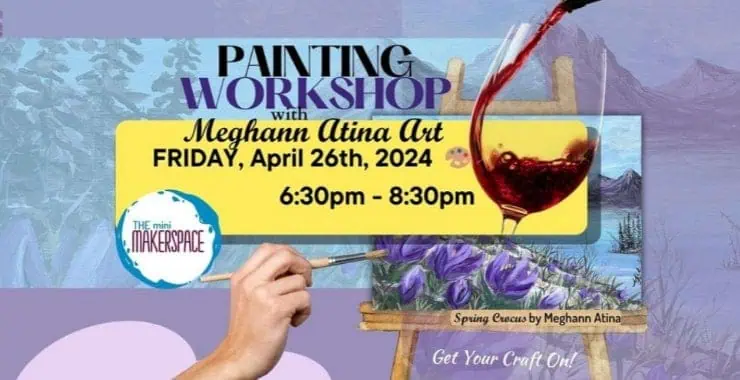 Wine & Paint Night with Meghann Atina Art