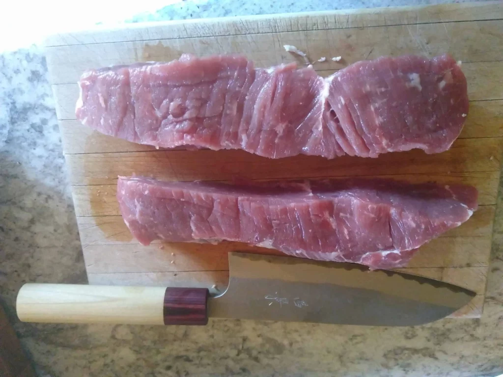 Preparing the beef